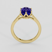 2.96 Ct. Color Change Sapphire Ring, 10K Yellow Gold 3