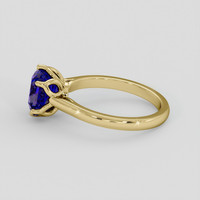 2.96 Ct. Color Change Sapphire Ring, 10K Yellow Gold 4