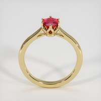 0.84 Ct. Ruby Ring, 14K Yellow Gold 3