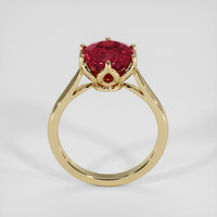 3.36 Ct. Ruby Ring, 14K Yellow Gold 3
