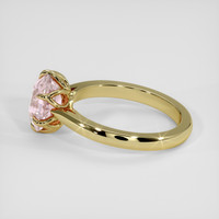 3.21 Ct. Pink Sapphire Ring, 14K Yellow Gold 4