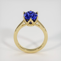 4.48 Ct. Blue Sapphire Ring, 14K Yellow Gold 3