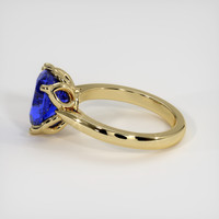 4.48 Ct. Blue Sapphire Ring, 14K Yellow Gold 4