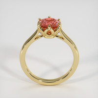 1.67 Ct. Padparadscha Sapphire Ring, 14K Yellow Gold 3