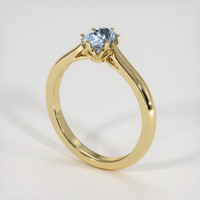 1.05 Ct. Sapphire Ring, 14K Yellow Gold 2