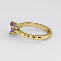1.62 Ct. Pinkish Purple Sapphire Ring, 14K Yellow Gold 4