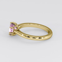 1.63 Ct. Purplish Pink Sapphire Ring, 14K Yellow Gold 4