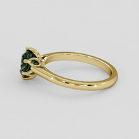 1.25 Ct. Green Sapphire Ring, 14K Yellow Gold 4