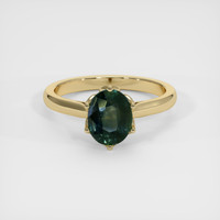 2.17 Ct. Sapphire Ring, 14K Yellow Gold 1