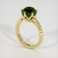 3.49 Ct. Color Change Sapphire Ring, 14K Yellow Gold 2