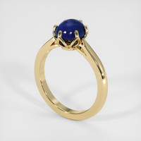 2.17 Ct. Sapphire Ring, 18K Yellow Gold 2