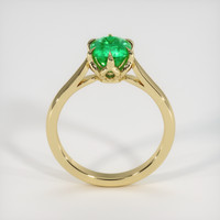 1.22 Ct. Emerald Ring, 18K Yellow Gold 3