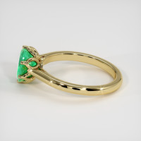 1.64 Ct. Emerald Ring, 18K Yellow Gold 4