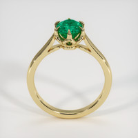 1.02 Ct. Emerald Ring, 18K Yellow Gold 3