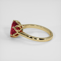3.36 Ct. Ruby Ring, 18K Yellow Gold 4
