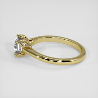1.51 Ct. White Sapphire Ring, 18K Yellow Gold 4