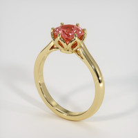 1.67 Ct. Sapphire Ring, 18K Yellow Gold 2