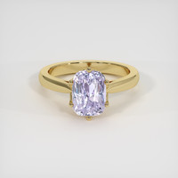 3.08 Ct. Sapphire Ring, 18K Yellow Gold 1