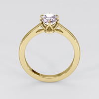1.39 Ct. Pinkish Purple Sapphire Ring, 18K Yellow Gold 3