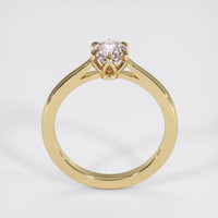 1.25 Ct. Pinkish Purple Sapphire Ring, 18K Yellow Gold 3