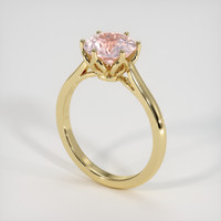 2.21 Ct. Sapphire Ring, 18K Yellow Gold 2