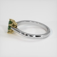 0.57 Ct. Sapphire Ring, 14K Yellow & White 4