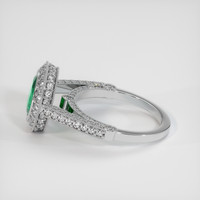 2.62 Ct. Emerald Ring, Platinum 950 4
