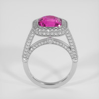 5.01 Ct. Purplish Pink Spinel Ring, Platinum 950 3