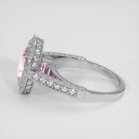 3.37 Ct. Pink Kunzite Ring, 10K White Gold 4