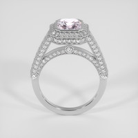 2.05 Ct. Purplish Pink Sapphire Ring, 10K White Gold 3