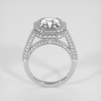 4.51 Ct. White Sapphire Ring, 14K White Gold 3