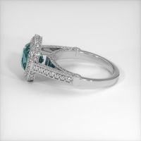 4.60 Ct. Sapphire Ring, 14K White Gold 4