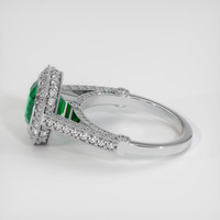3.24 Ct. Emerald Ring, 18K White Gold 4