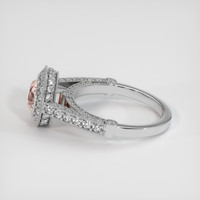 1.08 Ct. Sapphire Ring, 18K White Gold 4
