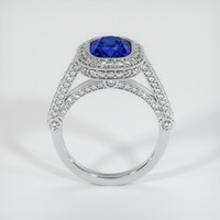 4.13 Ct. Sapphire Ring, 18K White Gold 3