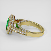 3.21 Ct. Emerald Ring, 18K Yellow Gold 4
