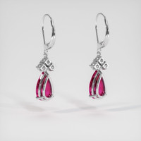 <span>4.53</span>&nbsp;<span class="tooltip-light">Ct.Tw.<span class="tooltiptext">Total Carat Weight</span></span> Gemstone Earrings, 14K White Gold 4