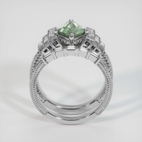1.45 Ct. Green Sapphire Ring, Platinum 950 3