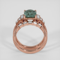 3.16 Ct. Color Change Sapphire Ring, 18K Rose Gold 3