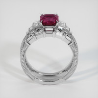 3.36 Ct. Gemstone Ring, 14K White Gold 3