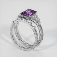 4.22 Ct. Gemstone Ring, 14K White Gold 2