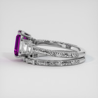 3.21 Ct. Gemstone Ring, 18K White Gold 4