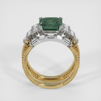 3.59 Ct. Sapphire Ring, 18K White & Yellow 3
