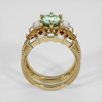 1.65 Ct. Bluish Green Sapphire Ring, 10K Yellow Gold 3