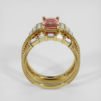 1.54 Ct. Padparadscha Sapphire Ring, 10K Yellow Gold 3
