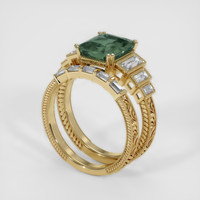 3.59 Ct. Sapphire Ring, 14K Yellow Gold 2