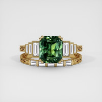 3.54 Ct. Sapphire Ring, 14K Yellow Gold 1