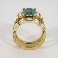 3.16 Ct. Color Change Sapphire Ring, 14K Yellow Gold 3