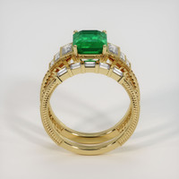 2.57 Ct. Emerald Ring, 18K Yellow Gold 3
