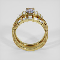 1.12 Ct. Bi Color Sapphire Ring, 18K Yellow Gold 3